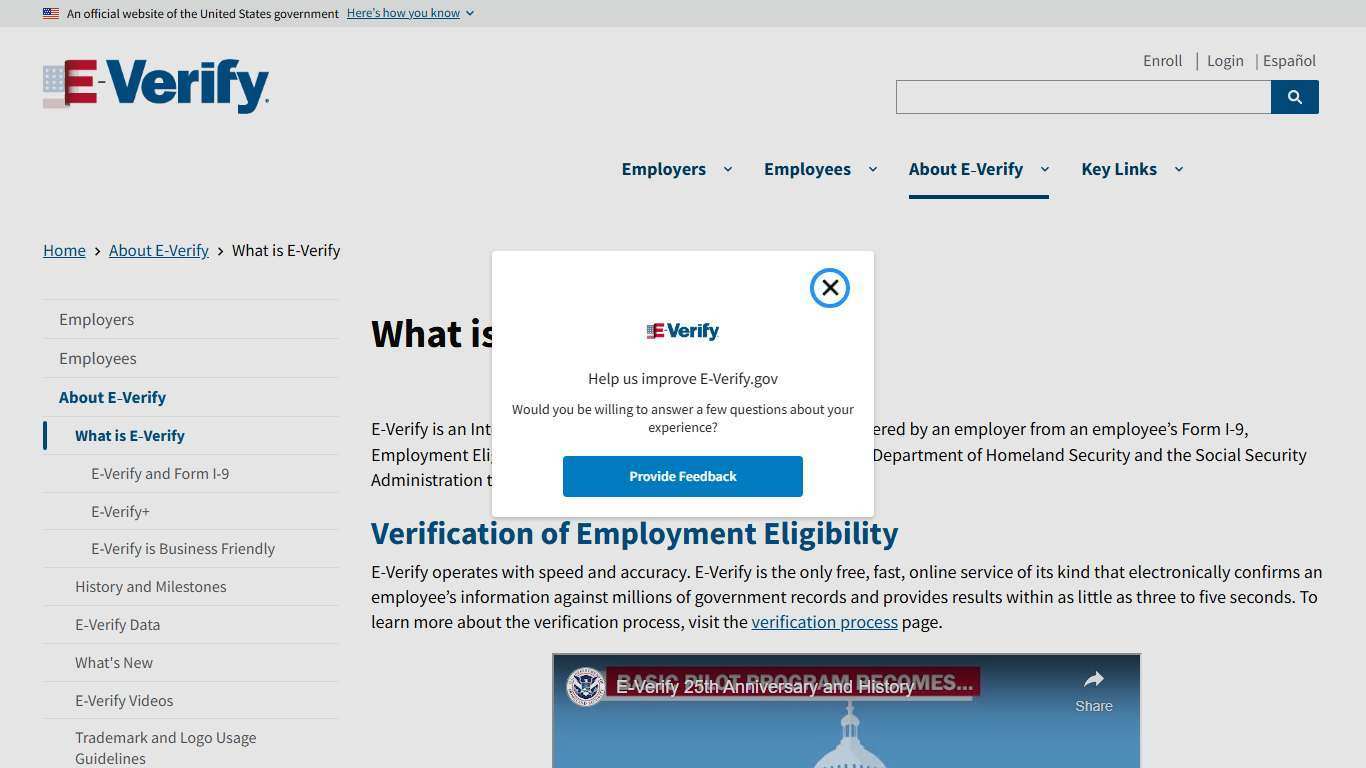 What is E-Verify | E-Verify